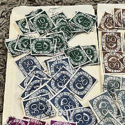 1951-1952 Investor's Lot Of Germany Posthorns Stamps Federal Republic