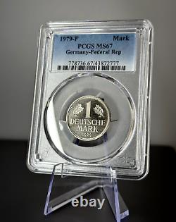 1979-F Germany Federal Republic 1 Mark Coin PCGS MS67 Top Pop 1/0