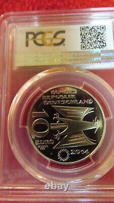 2014 Germany Federal Republic 300 Years Fahrenheit Scale Silver Coin PCGS PR69