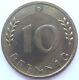 Coin Federal Republic Germany 10 Pfennig 1950 D In Proof
