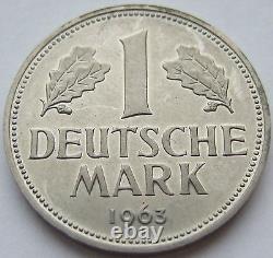Coin Federal Republic Germany 1 German Mark 1963 G IN Proof
