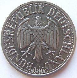 Coin Federal Republic Germany 1 German Mark 1964 J IN Uncirculated