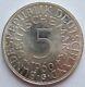 Coin Federal Republic Germany Silver Eagle 5 Dm 1960 G In Brillant Uncirculated