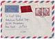 Federal Frg Heuss Mi.nr. 190 Horizontal. Pair Mef On Airmail Letter In The Usa