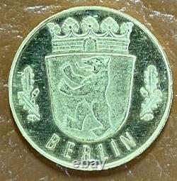 Federal Republic Germany 20 Mark Pattern Proof Coin Berlin Coat of Arms