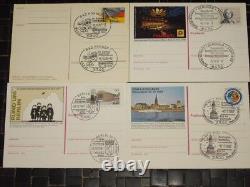 Federal Sonderganzsachenkarten Postmarked 2400 Pcs