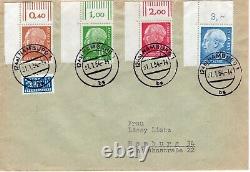 Frg, No 178, 183, 185, 187 from The Bow Corner On FDC First Day Cover Real Used
