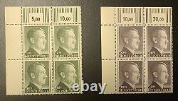 GERMANY Adolph Hitler Block Stamps Collection 22 MINT BLOCKS Third Reich WWII