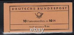 GERMANY FEDERAL REPUBLIC DUHRER VERY SCARCE BOOKLET MICHEL 7b PERFECT MNH