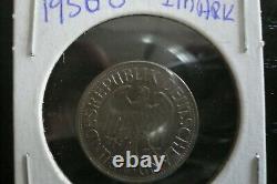 Germany 1956 G 1 Deutsche Mark Rare + Scarce Coin Federal Republic Germany