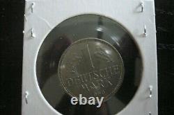 Germany 1956 G 1 Deutsche Mark Rare + Scarce Coin Federal Republic Germany