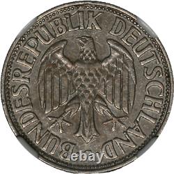 Germany Federal Republic 1955-G Mark KM#110 NGC AU58