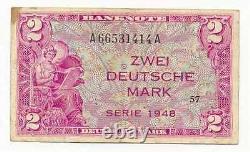 Germany Federal Republic 2 Deutsche Mark 1948 VF #234a