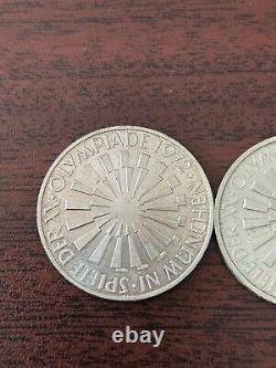 1972 République fédérale d'Allemagne (3) 10 Deutsche Marks en argent Jeux Olympiques de Munich