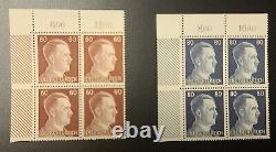 ALLEMAGNE Collection de timbres-blocs Adolph Hitler 22 BLOCS NEUFS Troisième Reich Seconde Guerre mondiale