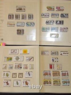 Albums de timbres fédéraux 1957-1996 en 4 Safe Vordruckalben