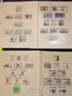 Albums de timbres fédéraux 1957-1996 en 4 Safe Vordruckalben