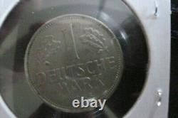 Allemagne 1956 G 1 Deutsche Mark Rare + Pièce Rare République Fédérale d'Allemagne