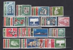 Allemagne République fédérale 1949-1959 Collection complète (- Posthorn) Parfait Mnh