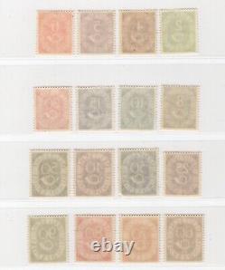 Allemagne République fédérale Posthorn Set 670-685 Gomme originale Parfait Mnh 1