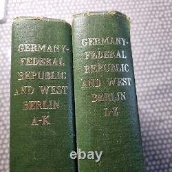 Allemagne-République fédérale et Berlin-Ouest Gazetteer des noms officiels No 47