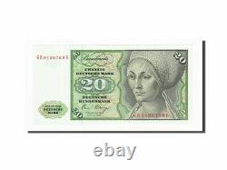 Billet de banque #164059, ALLEMAGNE RÉPUBLIQUE FÉDÉRALE, 20 Deutsche Mark, 1980, 1980-01