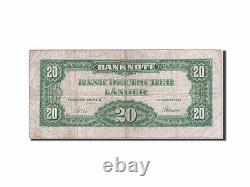 Billet de banque #260015, ALLEMAGNE RÉPUBLIQUE FÉDÉRALE, 20 Deutsche Mark, 1949, 1949-08