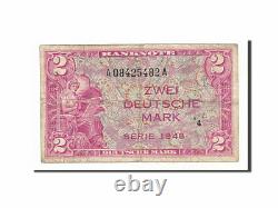 Billet de banque, ALLEMAGNE RÉPUBLIQUE FÉDÉRALE, 2 Deutsche Mark, 1948, TB