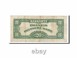 Billet de banque, RÉPUBLIQUE FÉDÉRALE D'ALLEMAGNE, 20 Deutsche Mark, 1948, VF