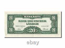 Billet de banque, RÉPUBLIQUE FÉDÉRALE D'ALLEMAGNE, 20 Deutsche Mark, 1949, 1949-08