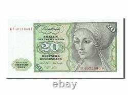 Billet de banque, RÉPUBLIQUE FÉDÉRALE D'ALLEMAGNE, 20 Deutsche Mark, 1970, 1970-01