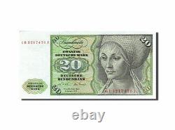 Billet de banque, RÉPUBLIQUE FÉDÉRALE D'ALLEMAGNE, 20 Deutsche Mark, 1970-1980, 197