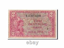 Billet de banque, RÉPUBLIQUE FÉDÉRALE D'ALLEMAGNE, 2 Deutsche Mark, 1948, TB
