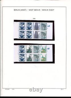 Collection illustrée de l'album Schaubek Federal 1981 2000+ Berlin 1990