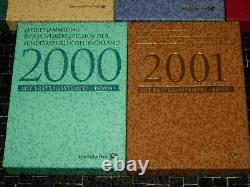 Collections annuelles fédérales 1991-2001 complètes