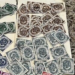 Lot d'investisseurs de timbres postaux de la République fédérale d'Allemagne 1951-1952