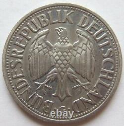 Pièce de monnaie de la République fédérale d'Allemagne 1 Deutsche Mark 1955 G en non circulé
