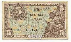 République fédérale d'Allemagne 5 Deutsche Mark 1948 VF #236a